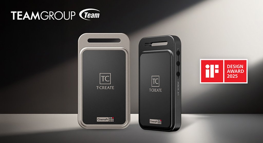 TEAMGROUP T-CREATE P31 Portable SSD Wins 2025 iF Design Award » Techorg